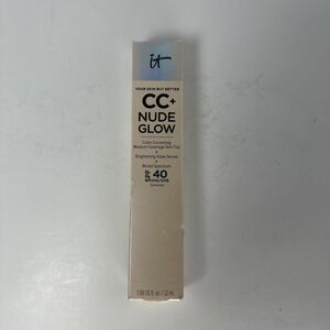IT Cosmetics CC+ Nude Glow tan rich shade  " NEW! 1.08 fl. Medium coverage